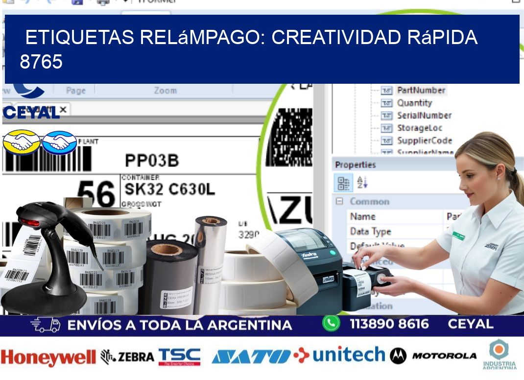 Etiquetas Relámpago: Creatividad Rápida 8765