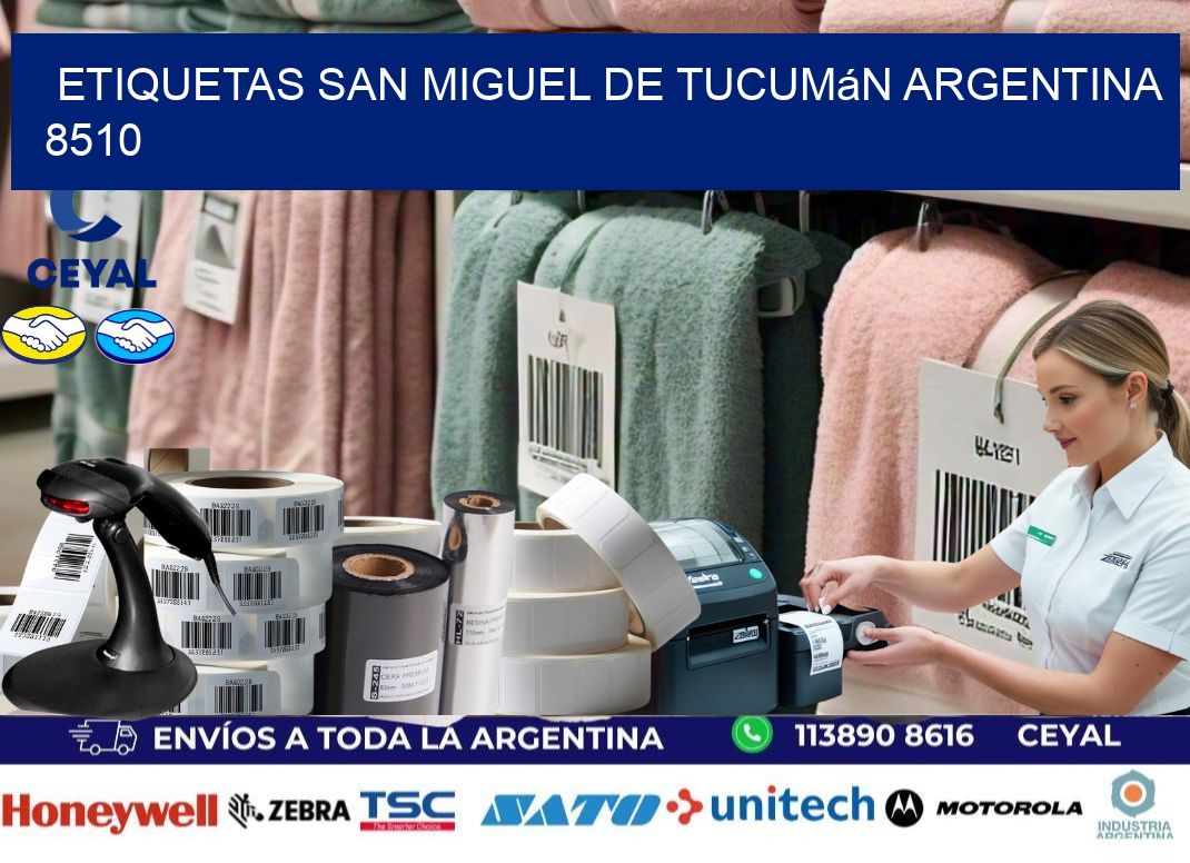 Etiquetas San Miguel de Tucumán Argentina 8510