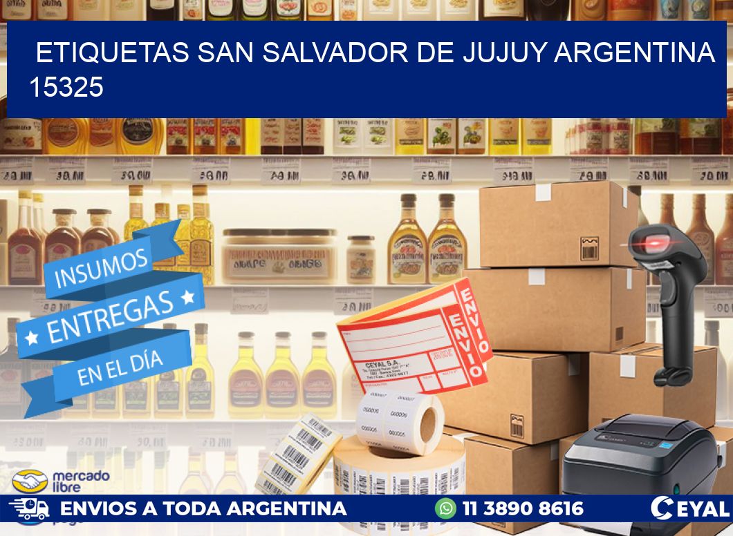 Etiquetas San Salvador de Jujuy Argentina 15325