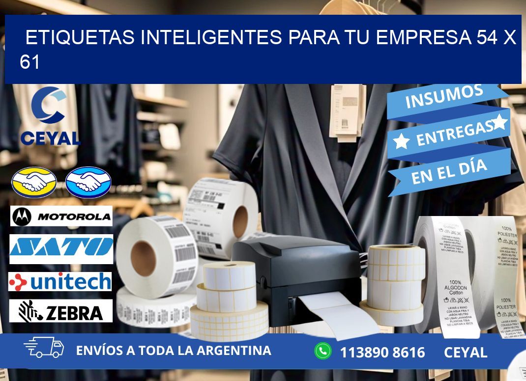 Etiquetas inteligentes para tu empresa 54 x 61