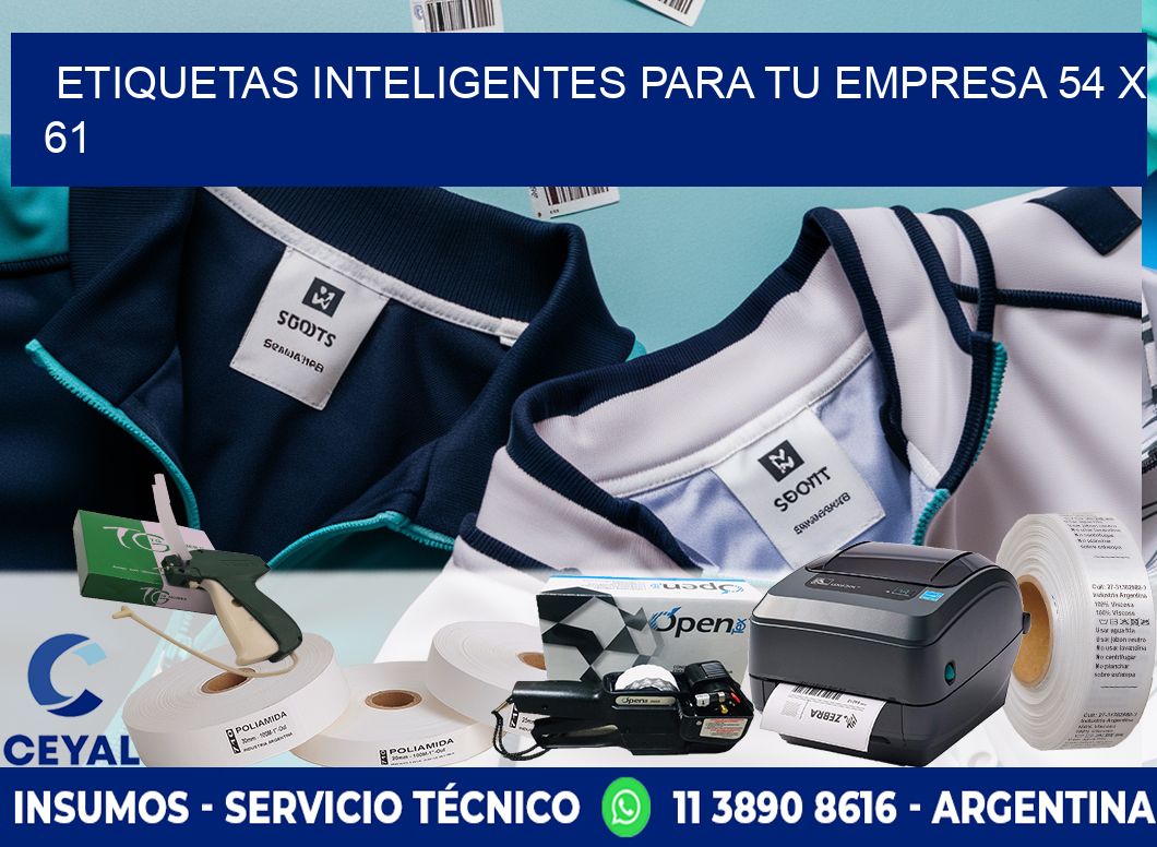 Etiquetas inteligentes para tu empresa 54 x 61