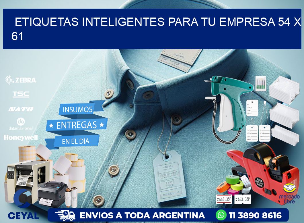 Etiquetas inteligentes para tu empresa 54 x 61