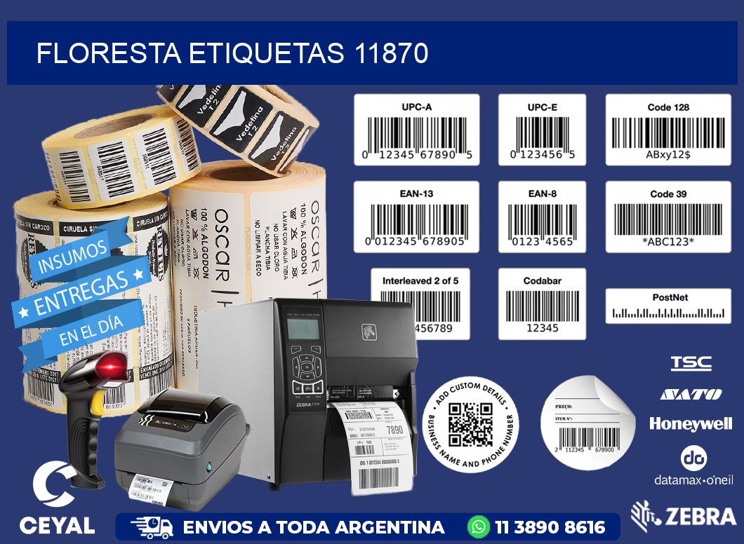Floresta etiquetas 11870