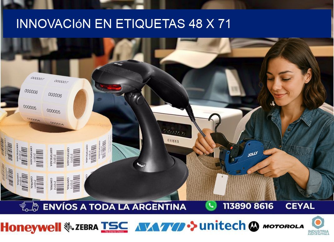 Innovación en etiquetas 48 x 71