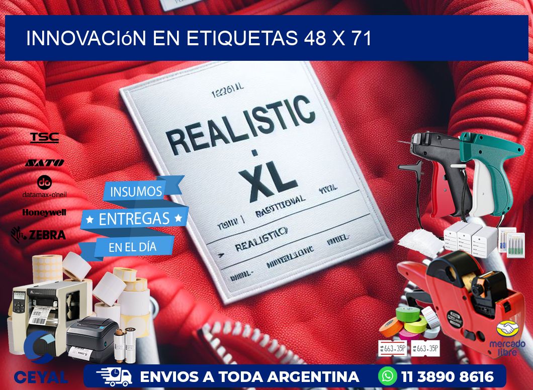 Innovación en etiquetas 48 x 71
