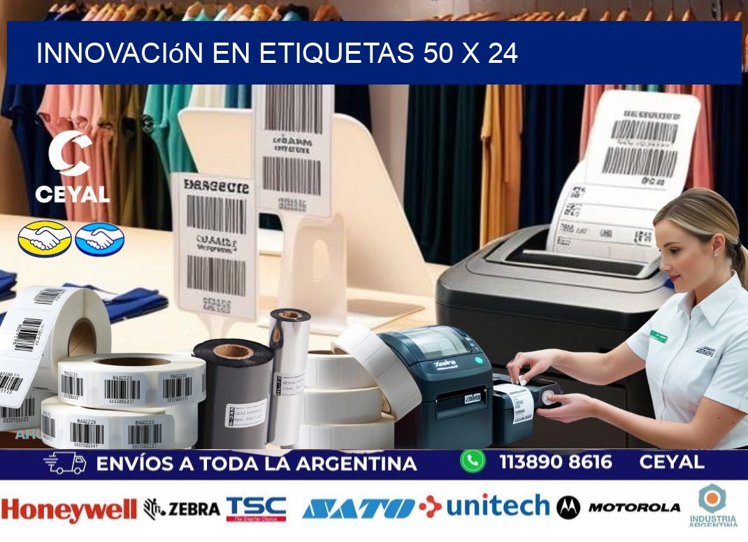 Innovación en etiquetas 50 x 24