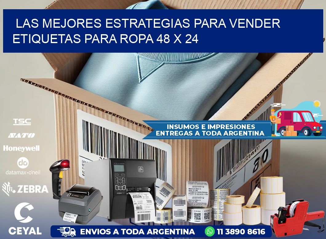 Las Mejores Estrategias para Vender Etiquetas para Ropa 48 x 24
