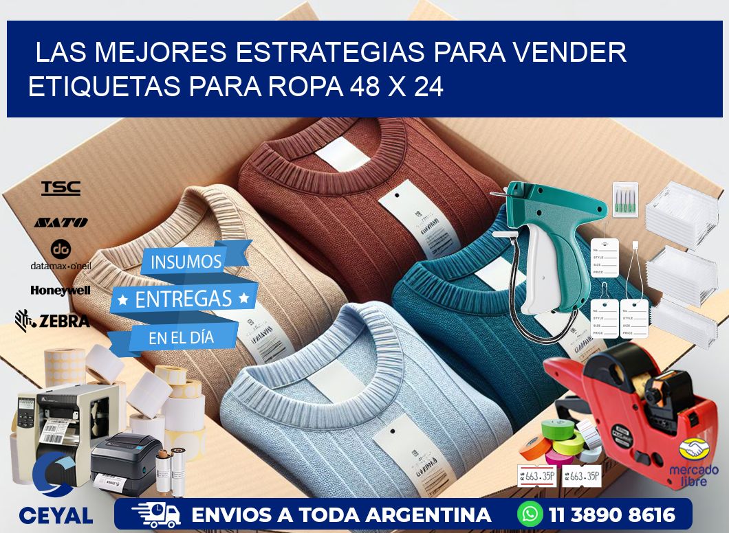 Las Mejores Estrategias para Vender Etiquetas para Ropa 48 x 24