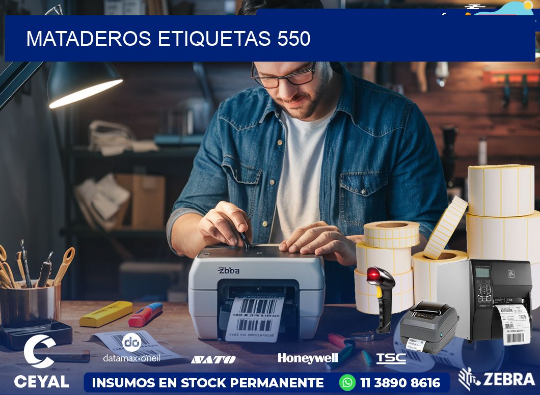 Mataderos etiquetas 550