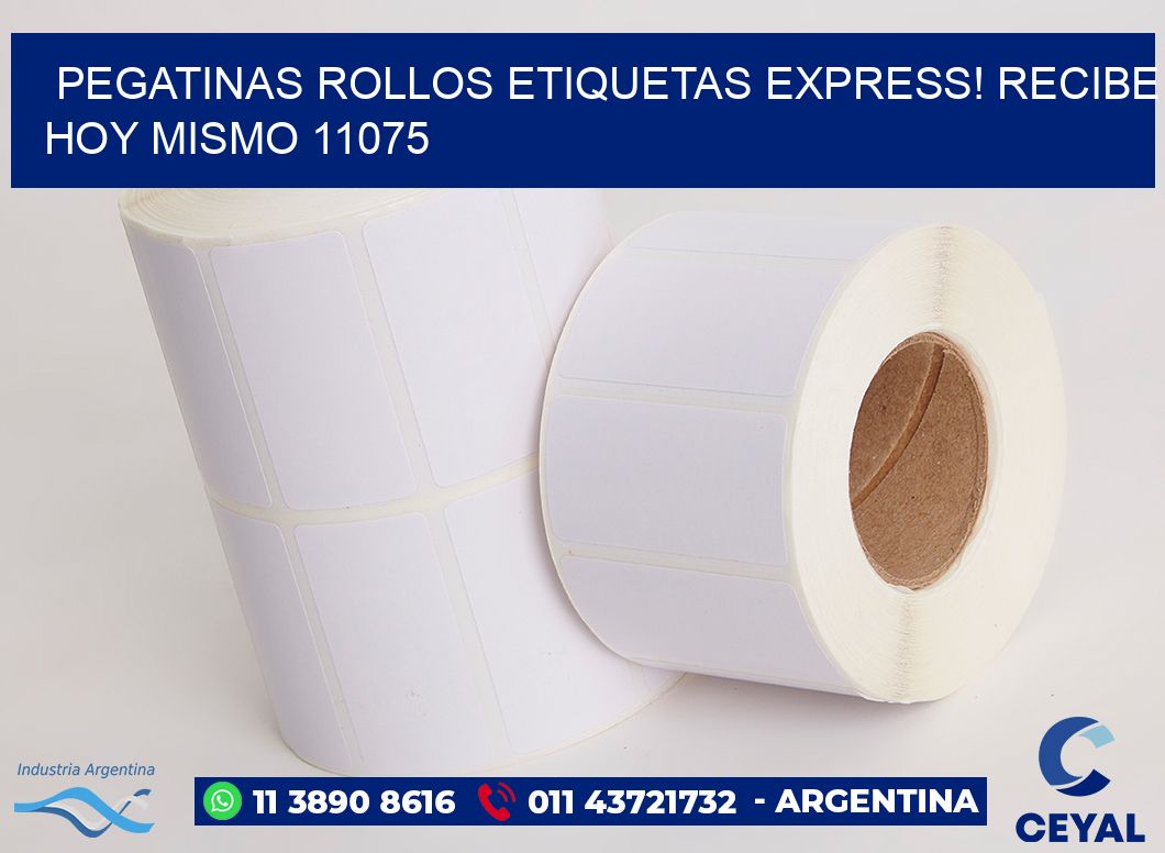 Pegatinas rollos etiquetas Express! Recibe Hoy Mismo 11075