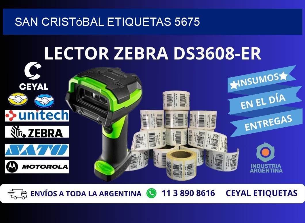 San Cristóbal etiquetas 5675