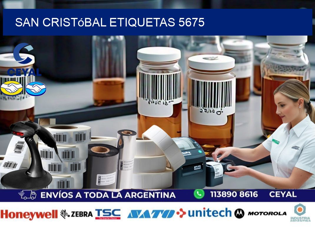 San Cristóbal etiquetas 5675