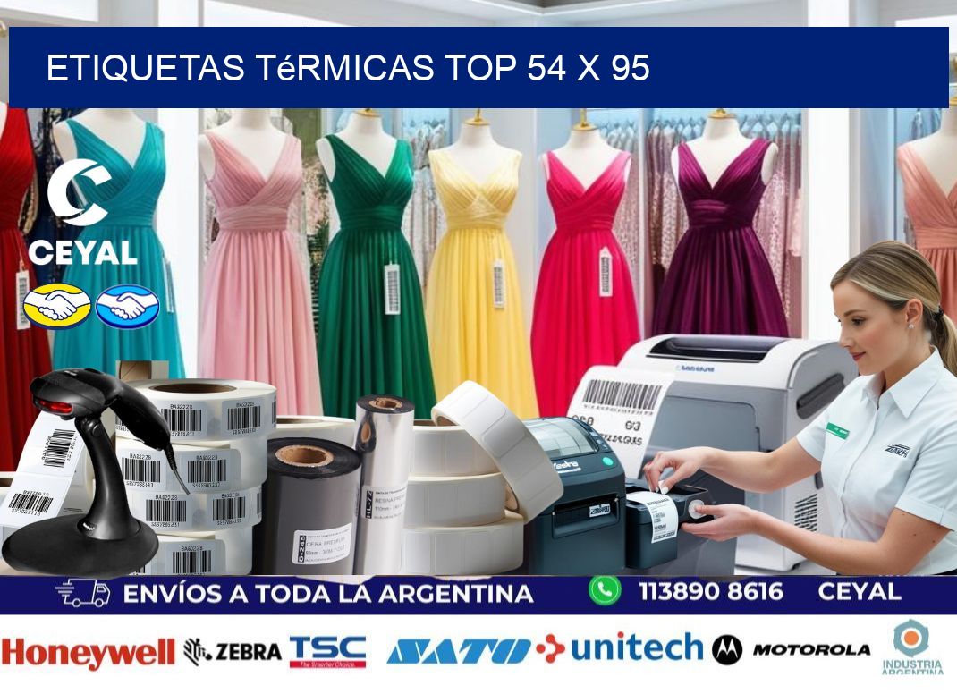 etiquetas Térmicas top 54 x 95