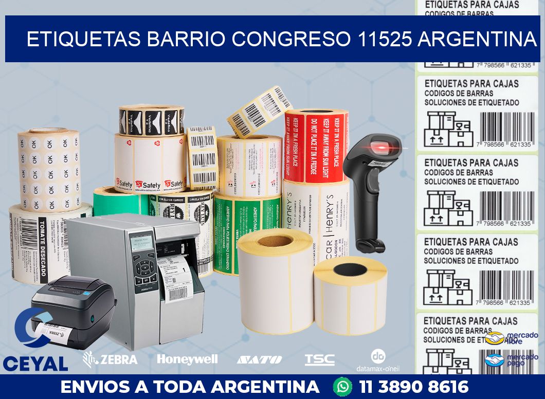 etiquetas barrio congreso 11525 argentina