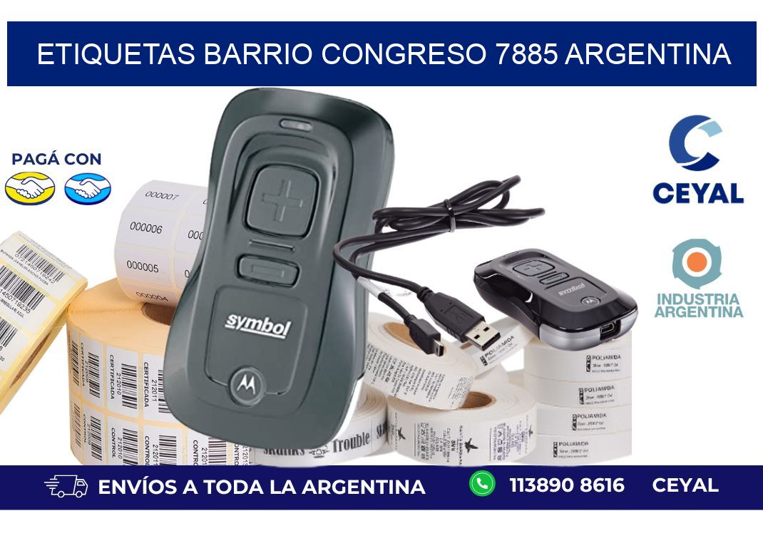 etiquetas barrio congreso 7885 argentina