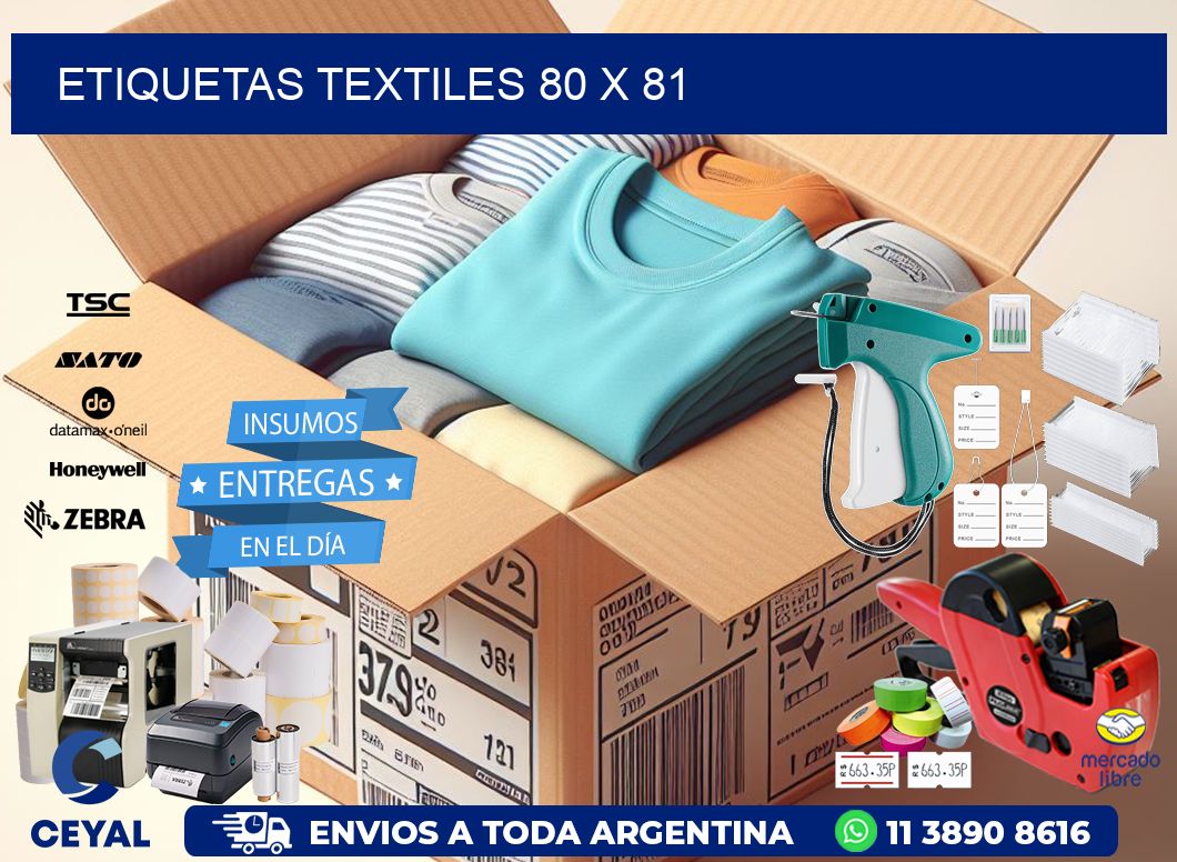 etiquetas textiles 80 x 81