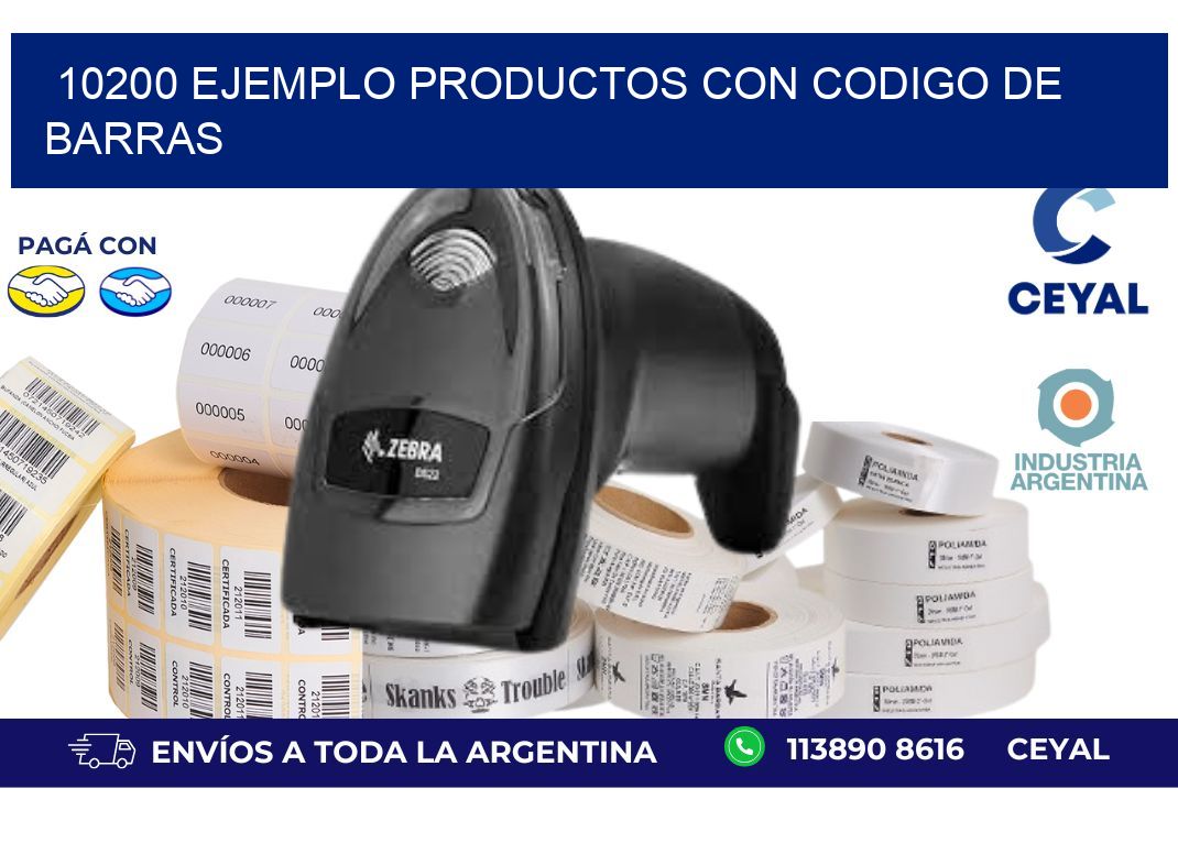 10200 ejemplo productos con codigo de barras