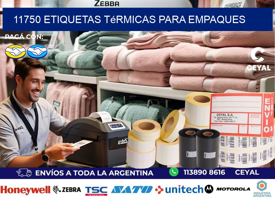 11750 Etiquetas térmicas para empaques