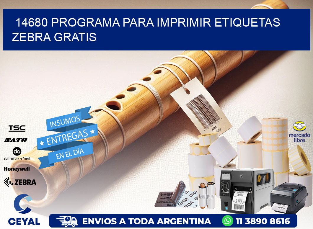 14680 Programa para imprimir etiquetas Zebra gratis