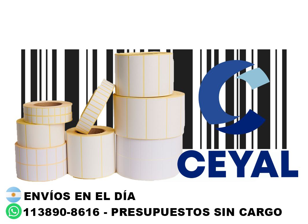 175 etiquetas blancas con codigos de barras