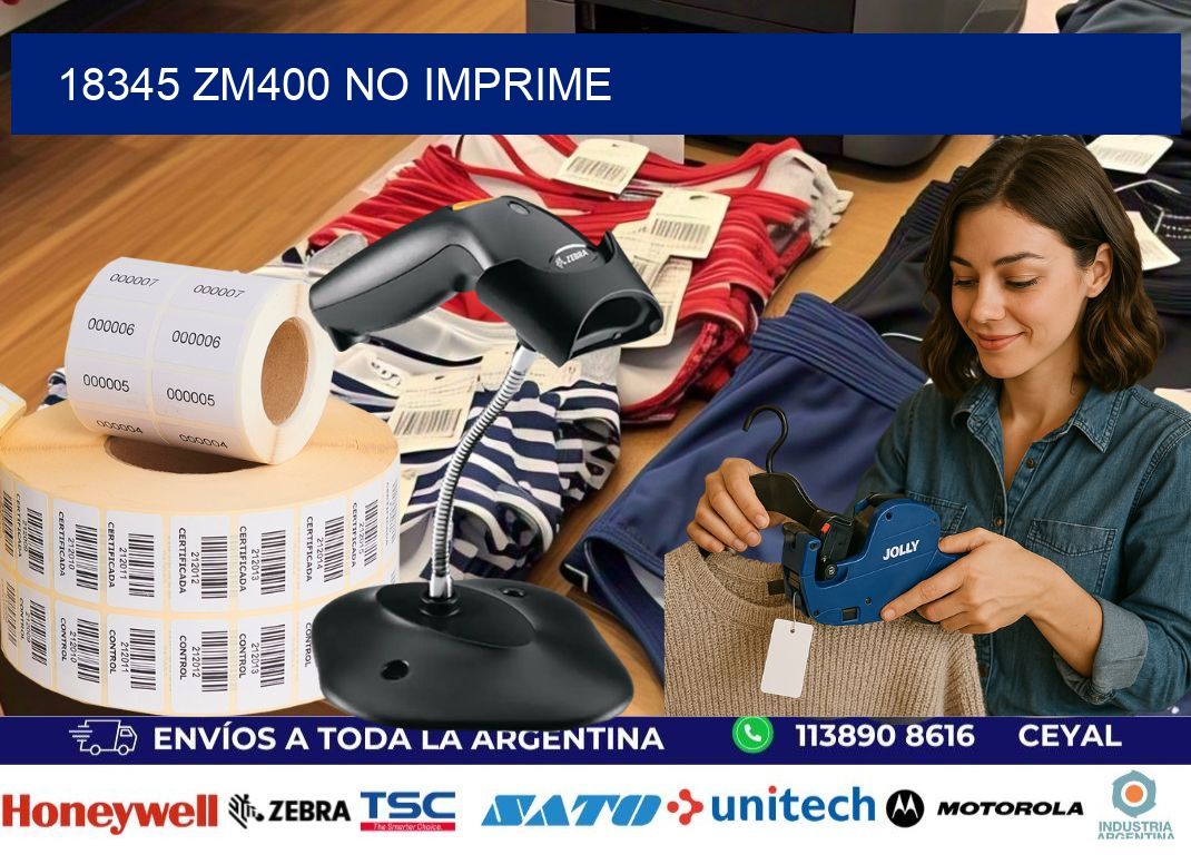 18345 ZM400 no imprime