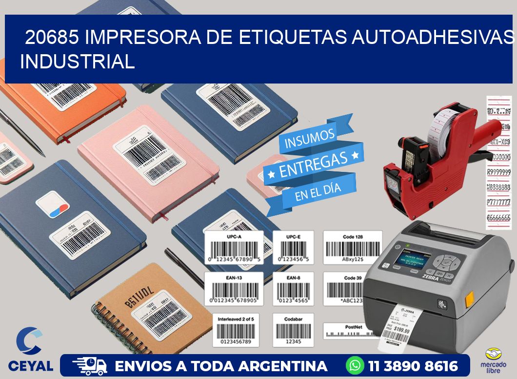 20685 Impresora de etiquetas autoadhesivas industrial