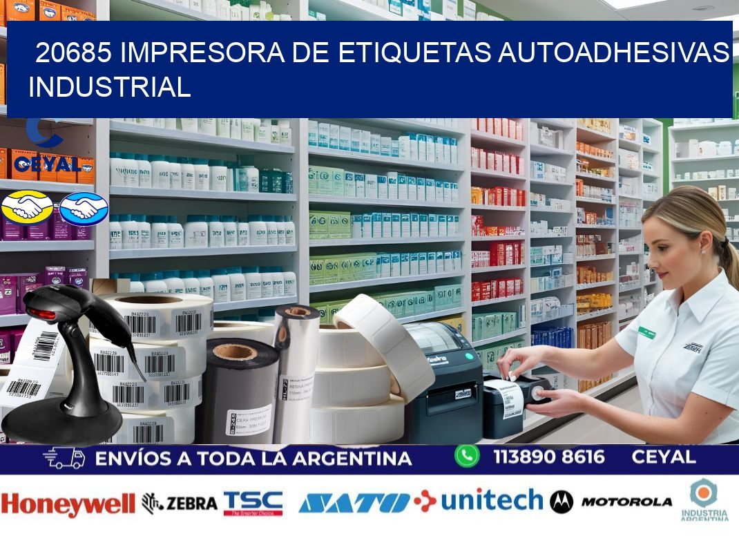 20685 Impresora de etiquetas autoadhesivas industrial