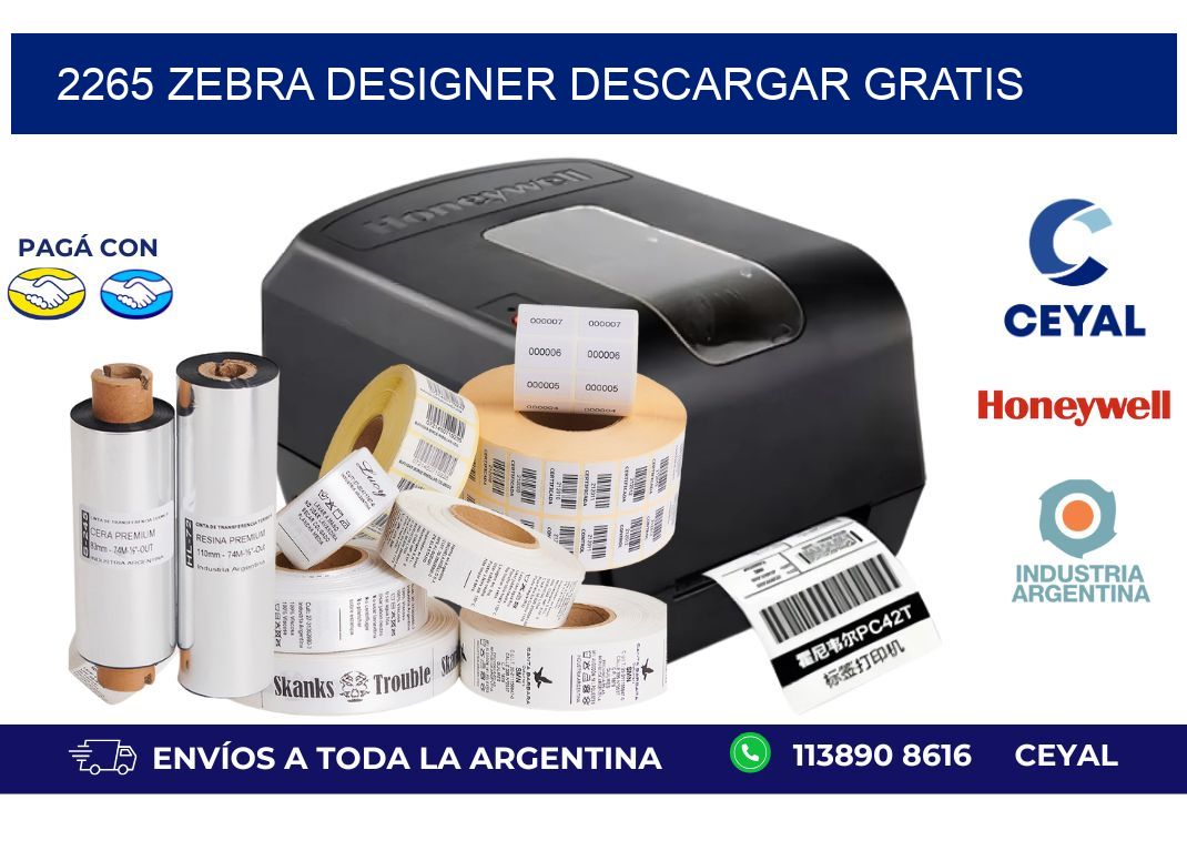2265 Zebra Designer Descargar gratis