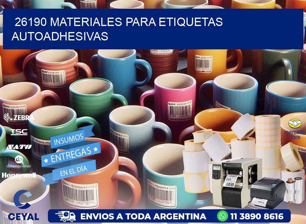 26190 materiales para etiquetas autoadhesivas