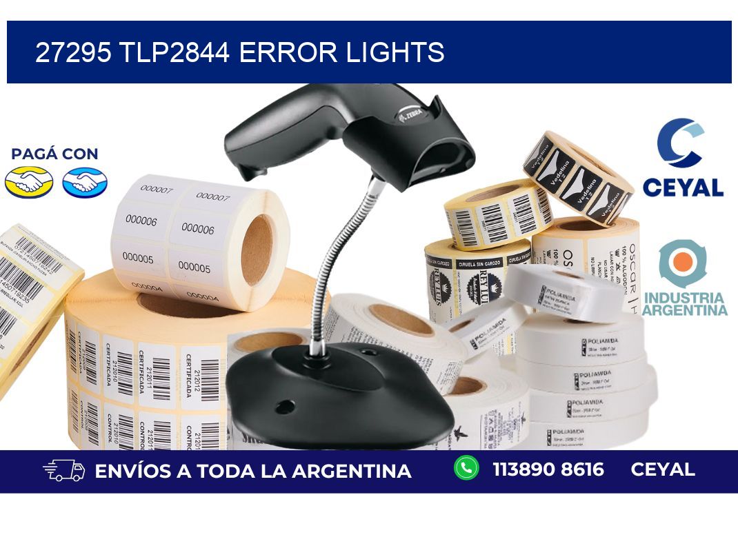 27295 TLP2844 error lights