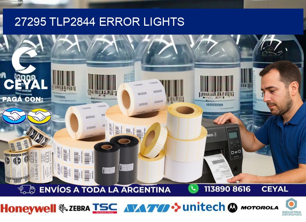 27295 TLP2844 error lights