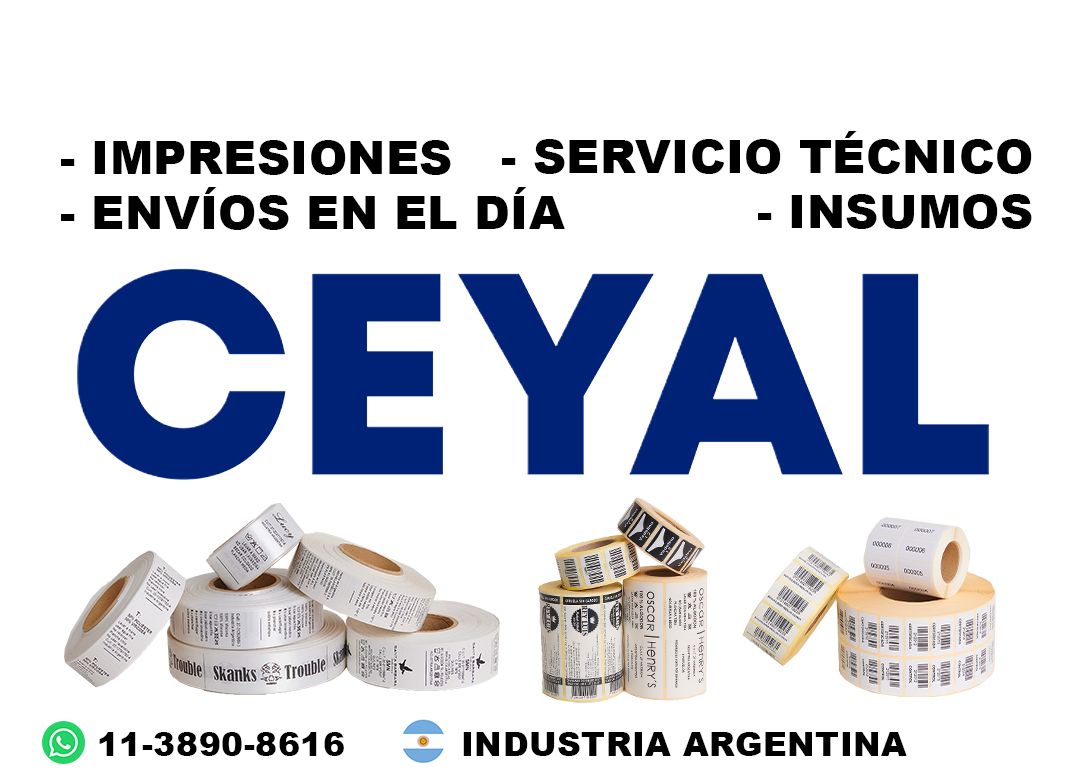 3260 Etiquetas para consumo masivo