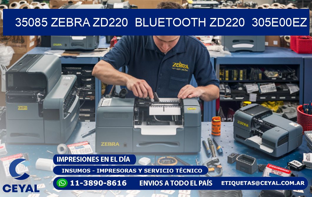 35085 Zebra ZD220  Bluetooth ZD220  305E00EZ