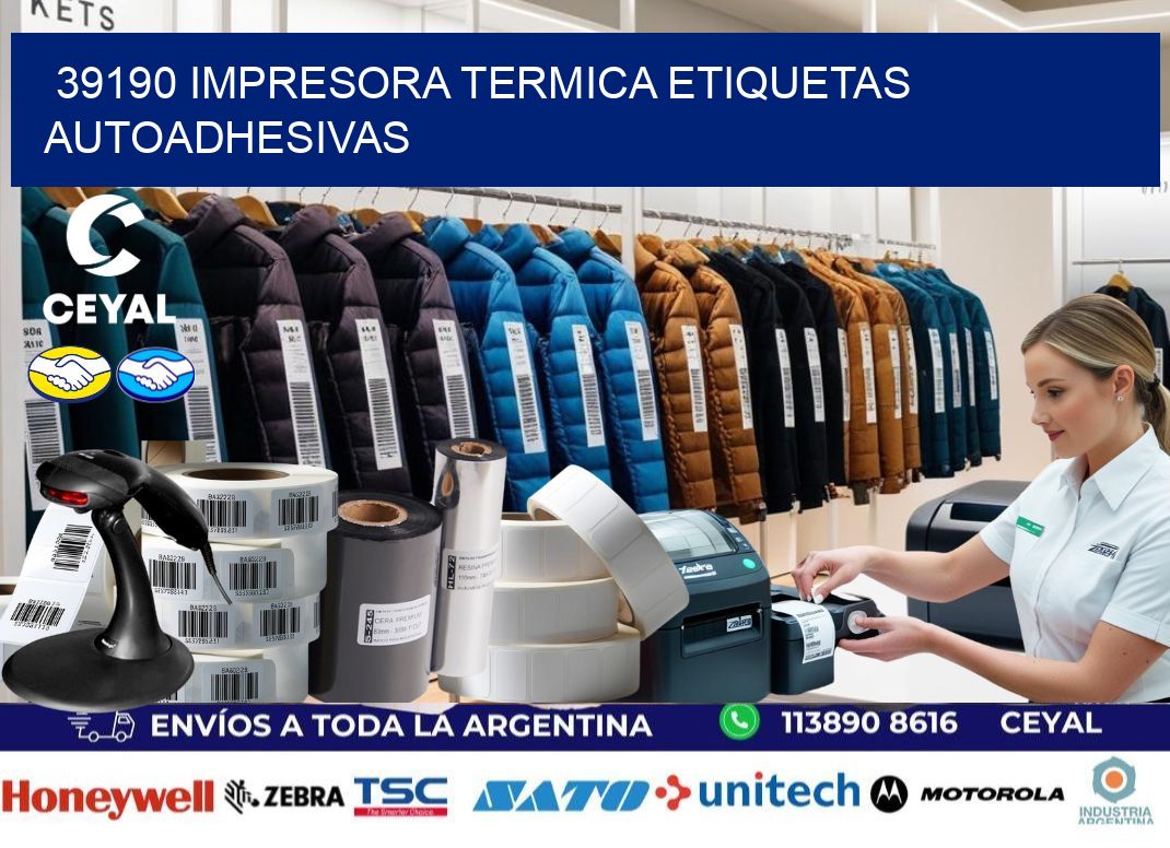 39190 Impresora termica etiquetas autoadhesivas