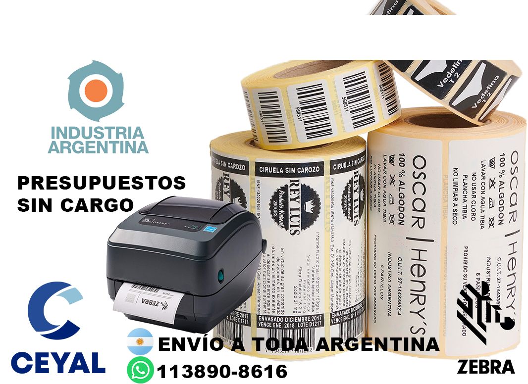 4 cajas de etiquetas 32 x 73