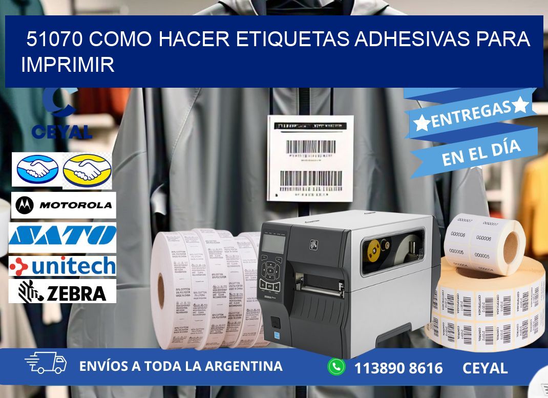 51070 Como hacer etiquetas adhesivas para imprimir