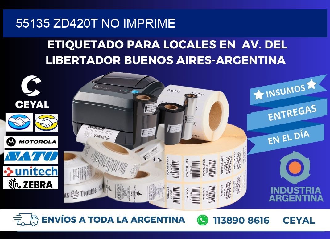 55135 ZD420t no imprime