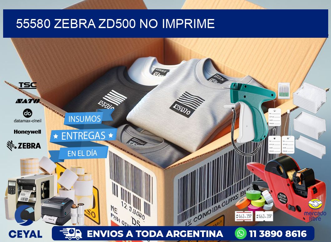 55580 Zebra ZD500 no imprime
