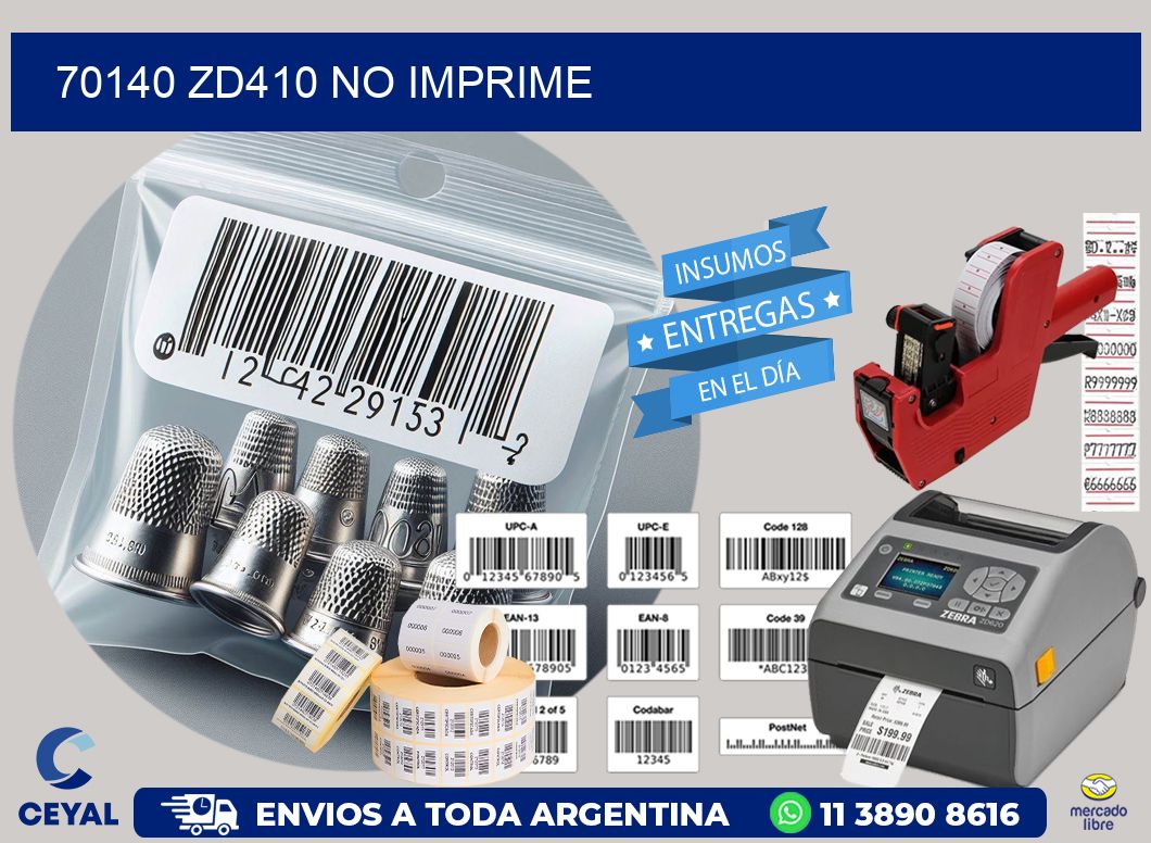 70140 ZD410 no imprime