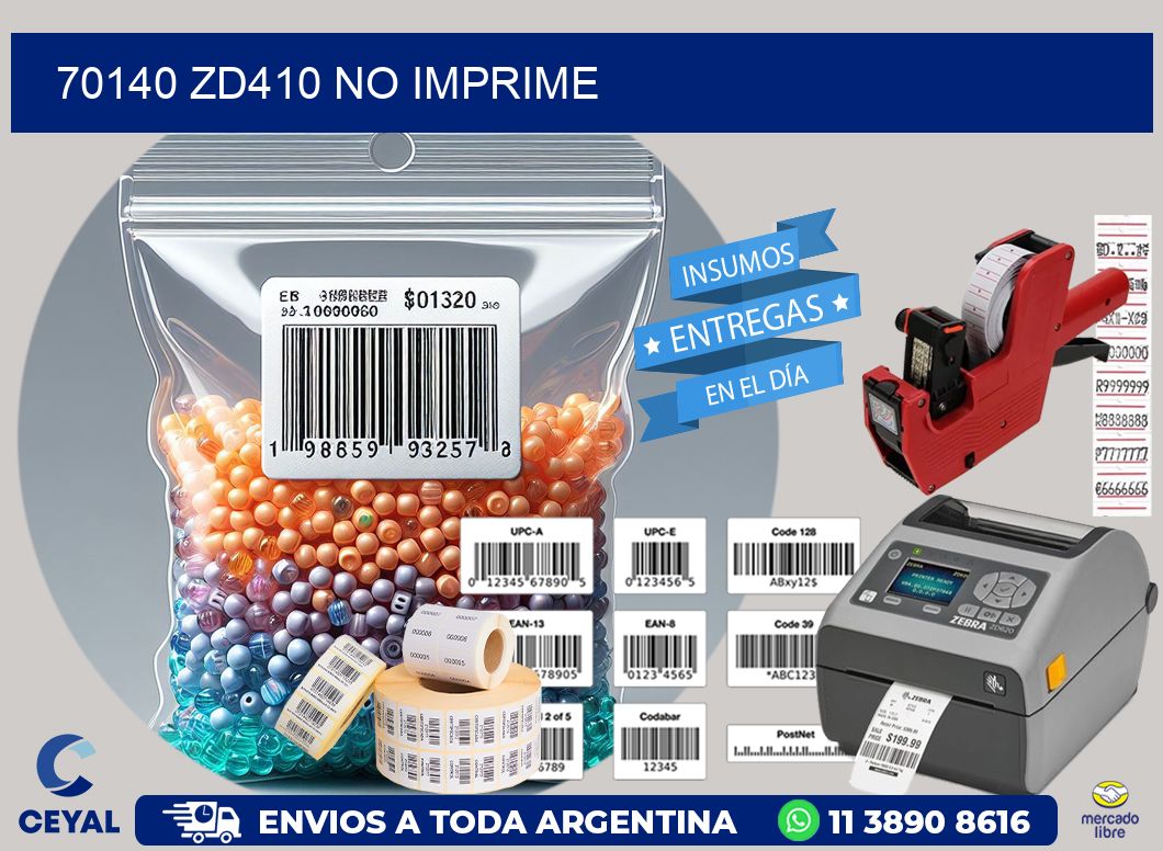 70140 ZD410 no imprime