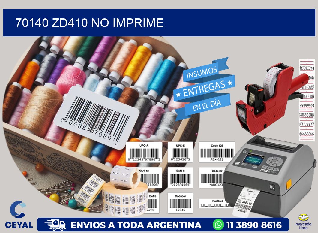 70140 ZD410 no imprime