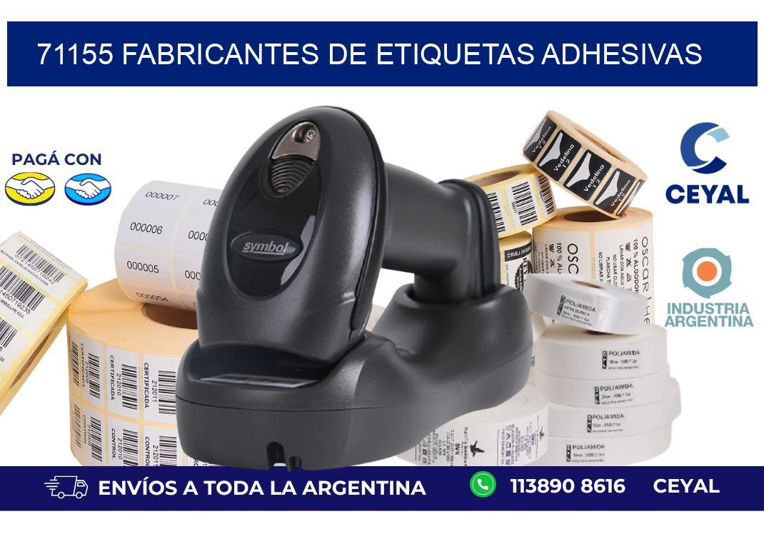 71155 Fabricantes de etiquetas adhesivas