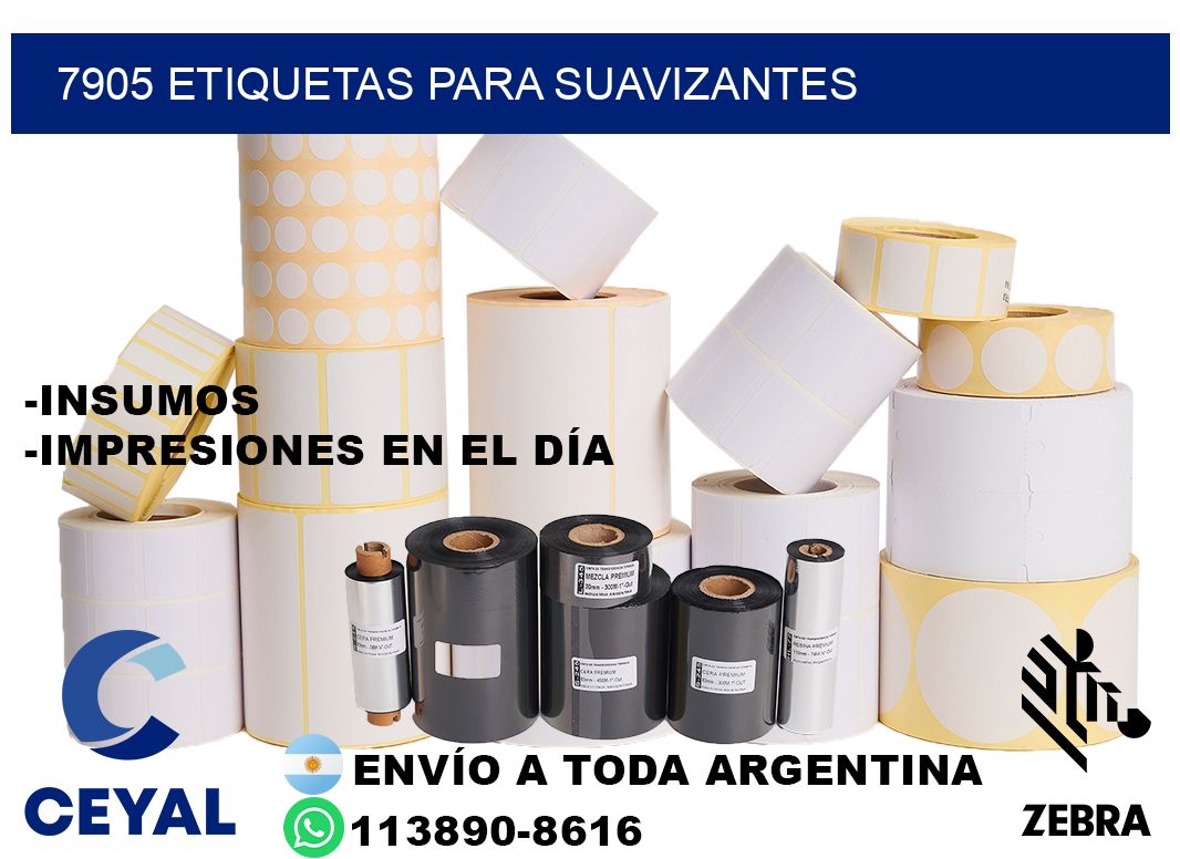 7905 Etiquetas para suavizantes