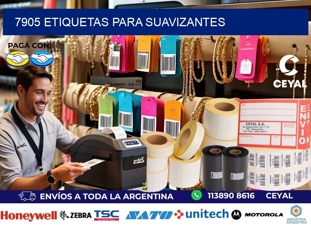7905 Etiquetas para suavizantes