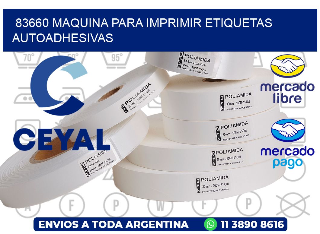 83660 maquina para imprimir etiquetas autoadhesivas