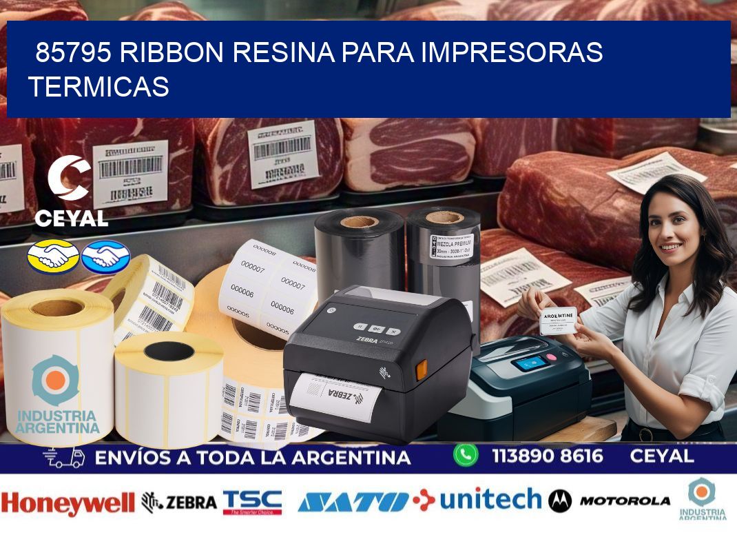 85795 ribbon resina para impresoras termicas