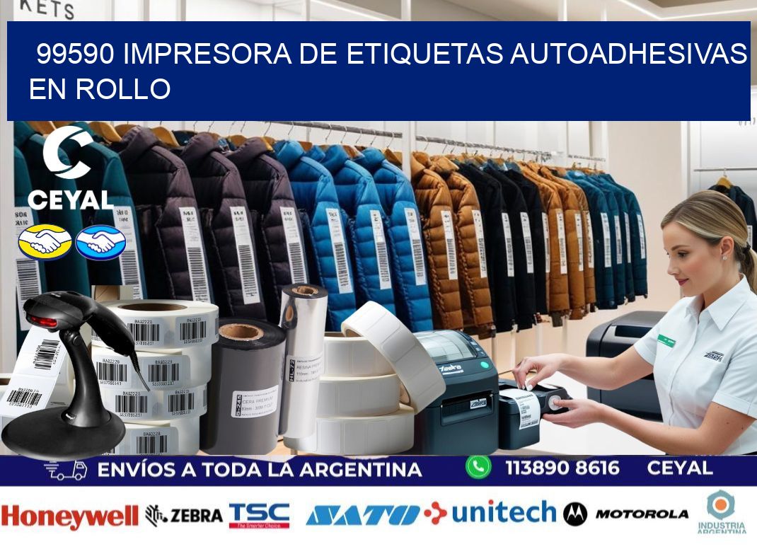 99590 impresora de etiquetas autoadhesivas en rollo