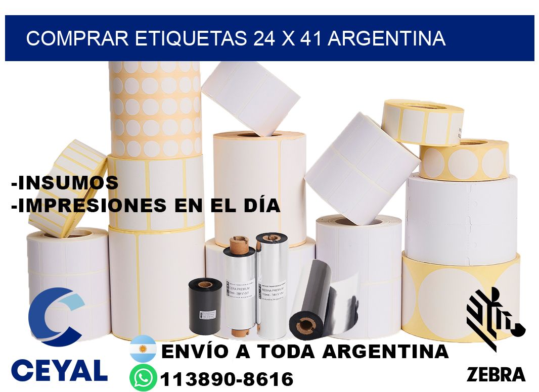 Comprar etiquetas 24 x 41 argentina