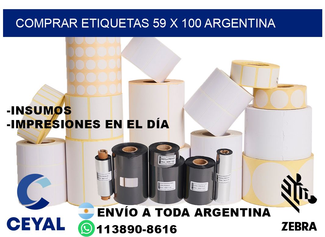 Comprar etiquetas 59 x 100 argentina
