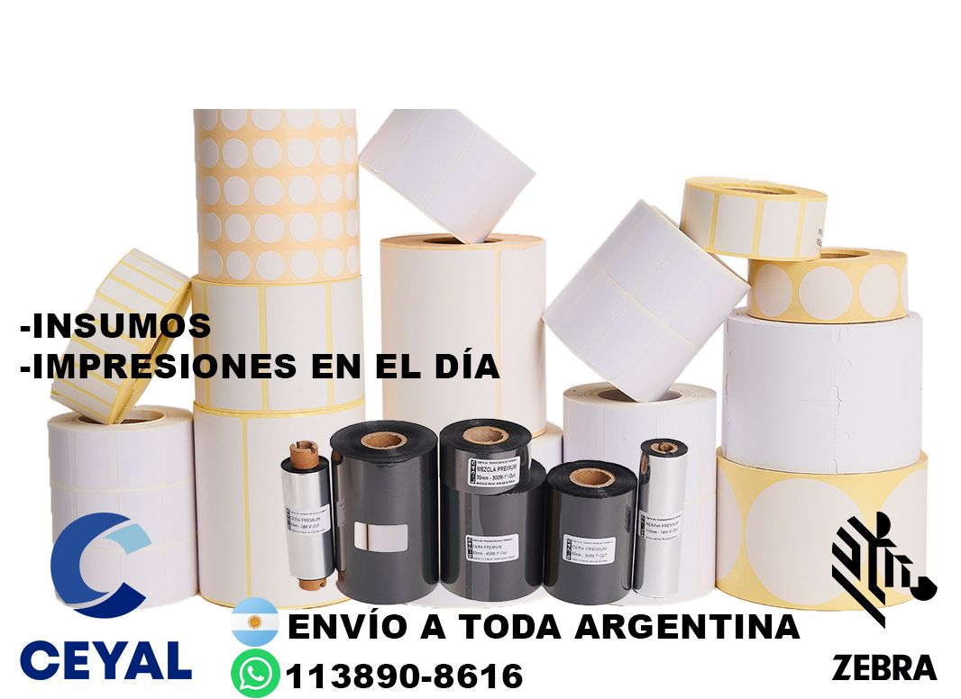 Necesito etiquetas 67 x 42 argentina